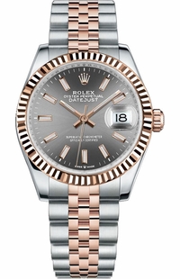 Rolex Datejust 31 Slate Grey Dial Two Tone Women's Watch 278271-0018