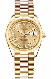 Rolex Datejust 31 Solid Gold Watch 178248