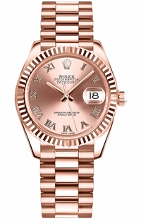 Rolex Datejust 31 Solid Gold Women's Watch 178275F-0029