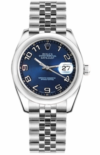 Rolex Datejust 31 Stainless Steel Blue Dial Watch 178240