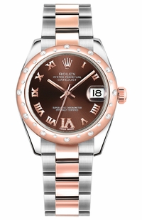 Rolex Datejust 31 Stainless Steel & Rose Gold Ladies Watch 178341-0010