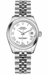 Rolex Datejust 31 Stainless Steel White Dial Watch 178240