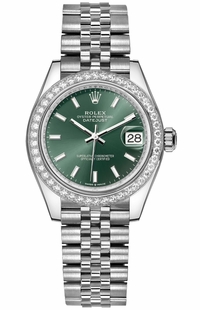 Rolex Datejust 31 Steel & Gold Diamonds Women's Watch 278384RBR-0022