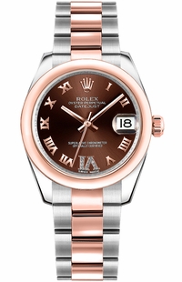 Rolex Datejust 31 Steel & Rose Gold Watch 178241-0074