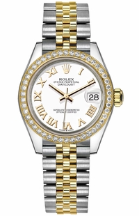 Rolex Datejust 31 White Dial Jubilee Bracelet Women's Watch 278383RBR-0002