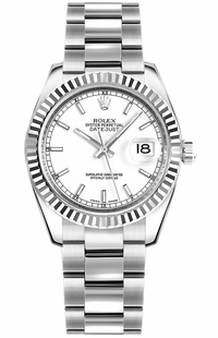 Rolex Datejust 31 White Dial Oyster Bracelet Watch 178274-0024