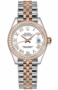 Rolex Datejust 31 White Dial Roman Numerals Women's Watch 278381RBR-0004