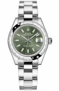 Rolex Datejust 31 White Gold Diamond Bezel Women's Watch 278344RBR-0019