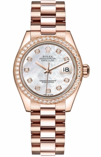 Rolex Datejust 31 White Mother of Pearl Dial Women's Watch 278285RBR-0005