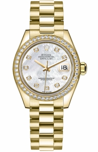 Rolex Datejust 31 White Mother of Pearl Women's Watch 278288RBR-0006