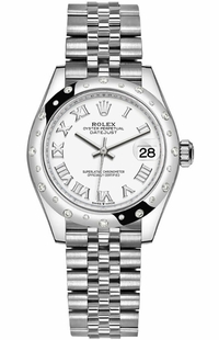 Rolex Datejust 31 White Roman Dial Women's Watch 278344RBR-0012