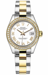 Rolex Datejust 31 White Roman Dial Women's Watch 278383RBR-0001