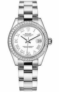 Rolex Datejust 31 White Roman Dial Women's Watch 278384RBR-0013