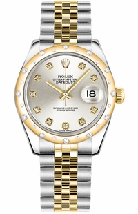 Rolex Datejust 31 Yellow Gold and Oystersteel Women's Watch 178343-0023