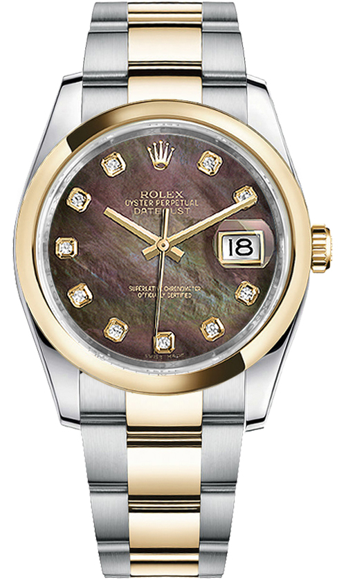 Rolex | Datejust 36 116203 Dark MOP | AuthenticWatches.com