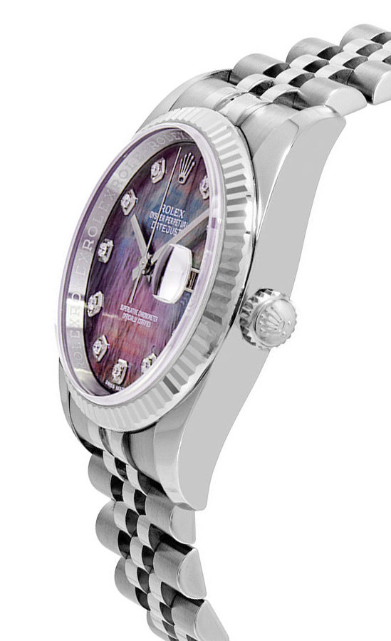 Buy Rolex 116234 Steel Dark Mother of Pearl Dial Watch Now