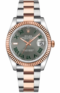 Rolex Datejust 36 18k Everose Gold & Steel Unisex Watch 126231-0030