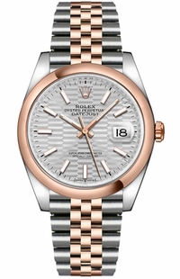 Rolex Datejust 36 Automatic Rose Gold & Steel Unisex Watch 126201-0033