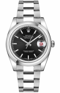 Rolex Datejust 36 Black Dial Automatic Watch 116200