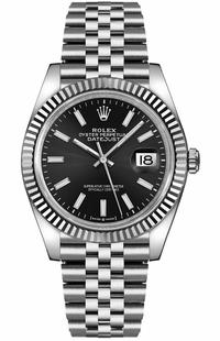 Rolex Datejust 36 Black Dial Jubilee Bracelet Luxury Watch 126234-0015