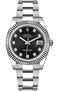 Rolex Datejust 36 Black Dial Oyster Bracelet Unisex Watch 126234-0028