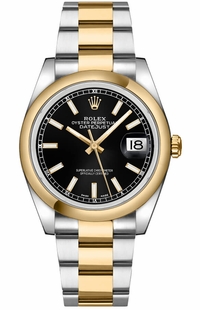 Rolex Datejust 36 Black Dial Oyster Bracelet Watch 116203-0126