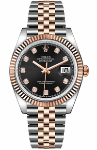 Rolex Datejust 36 Black Dial Two Tone Watch 126231-0019