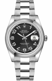 Rolex Datejust 36 Black Dial Watch 116200-0078