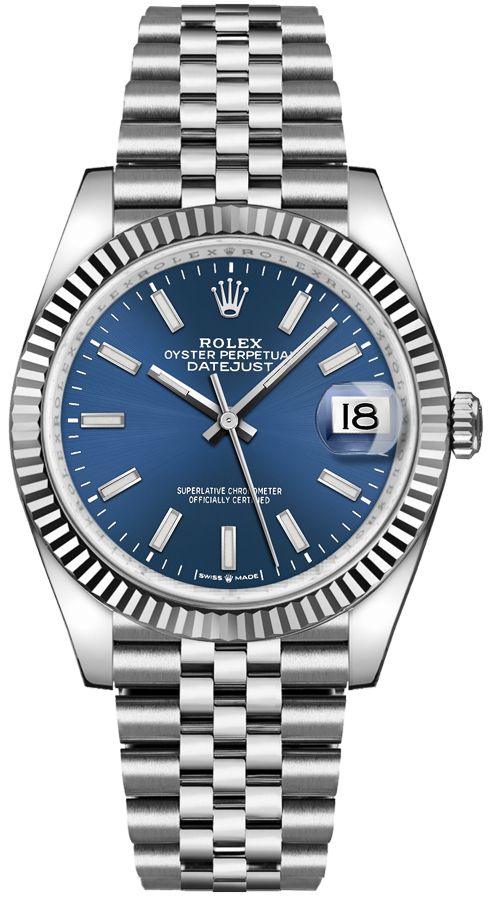 126234-0017 Rolex Datejust 36 Blue Dial Jubilee Bracelet