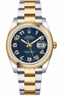 Rolex Datejust 36 Blue Dial Oyster Bracelet Watch 116203