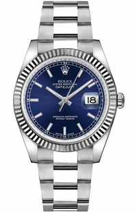 Rolex Datejust 36 Blue Dial Oyster Bracelet Watch 116234-0128