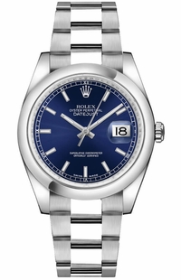 Rolex Datejust 36 Blue Dial Watch 116200-0057