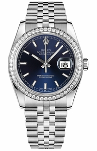 Rolex Datejust 36 Blue Dial Watch 116244