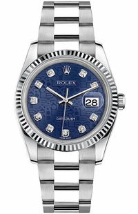 Rolex Datejust 36 Blue Diamond Jubilee Dial Watch 116234-0123