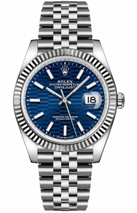Rolex Datejust 36 Blue Fluted Motif Dial 36mm Unisex Watch 126234-0049