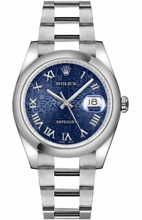 Rolex Datejust 36 Blue Jubilee Dial Watch 116200