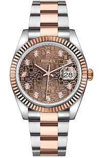 Rolex Datejust 36 Chocolate Jubilee Dial Watch 126231-0026