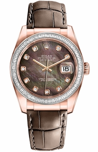 Rolex Datejust 36 Diamond Bezel Watch 116185