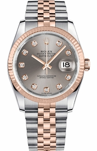 Rolex Datejust 36 Diamond Dial Watch 116231-0100