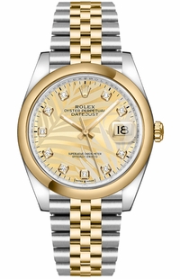 Rolex Datejust 36 Diamond Hour Markers 36mm Unisex Luxury 126203-0043