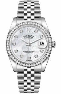 Rolex Datejust 36 Diamond Women's Watch 116244