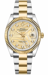 Rolex Datejust 36 Diamonds Oyster Bracelet Unisex Watch 126233-0044