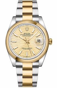 Rolex Datejust 36 Domed Bezel Oyster Bracelet Unisex Watch 126203-0040