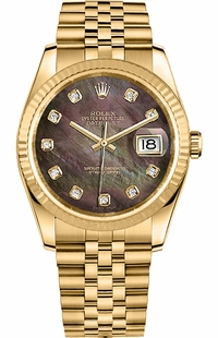 Rolex Datejust 36 Fluted Bezel Watch 116238-0057