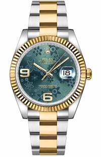 Rolex Datejust 36 Green Dial Watch 116233-0183