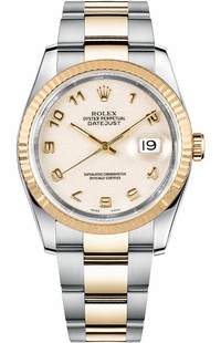 Rolex Datejust 36 Ivory Dial Watch 116233
