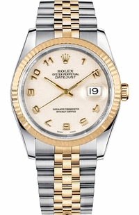 Rolex Datejust 36 Ivory Dial Watch 116233