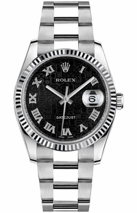 Rolex Datejust 36 Jubilee Black Dial Luxury Watch 116234