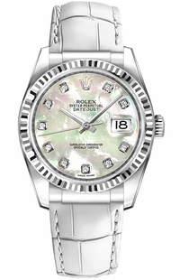 Rolex Datejust 36 Mother of Pearl Dial Watch 116139