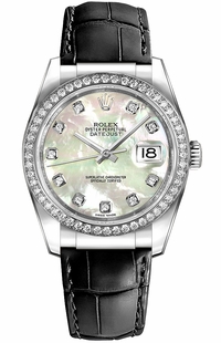 Rolex Datejust 36 Mother of Pearl Dial Watch 116189